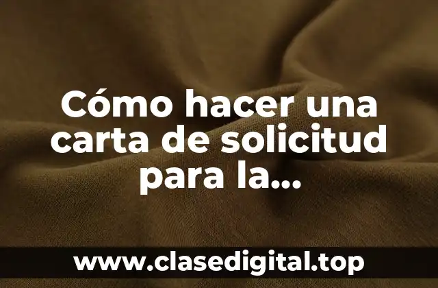 Cómo hacer una carta de solicitud para la municipalidad