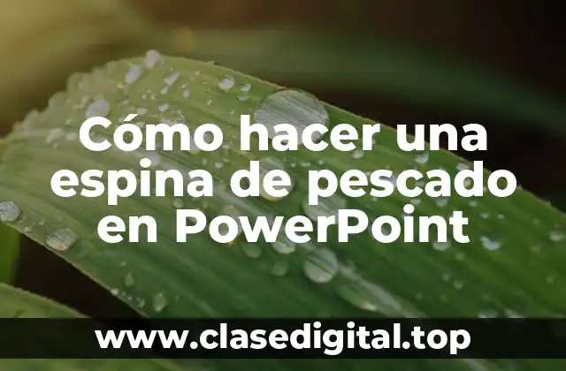 Cómo hacer una espina de pescado en PowerPoint