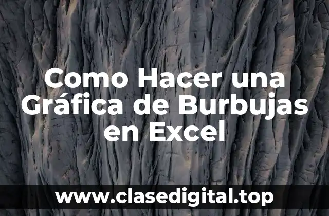 Como Hacer una Gráfica de Burbujas en Excel