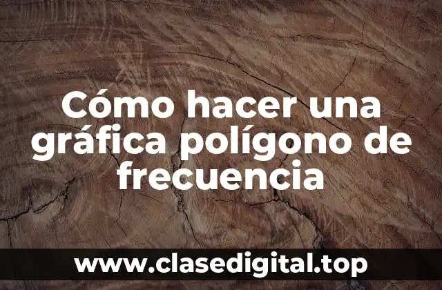 ¿Qué es una gráfica polígono de frecuencia?