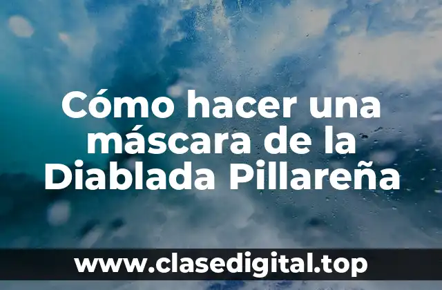 Cómo hacer una máscara de la Diablada Pillareña