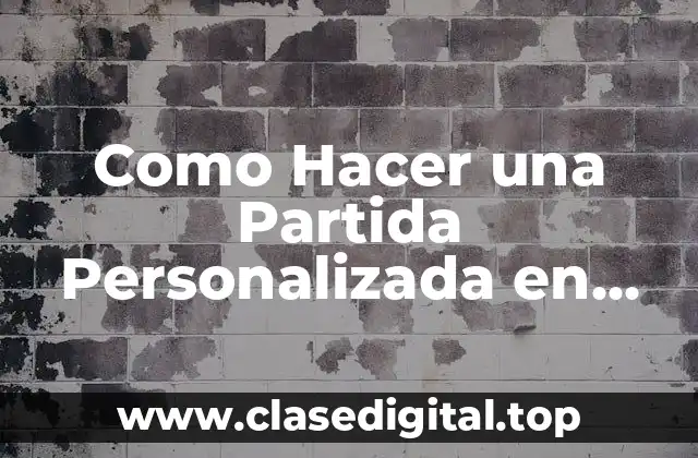 Como Hacer una Partida Personalizada en COD Mobile