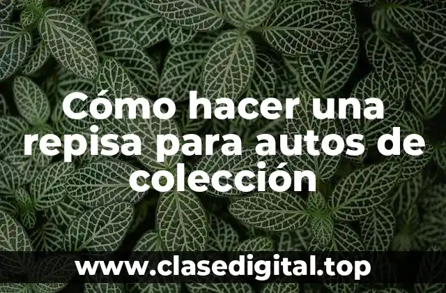 Cómo hacer una repisa para autos de colección