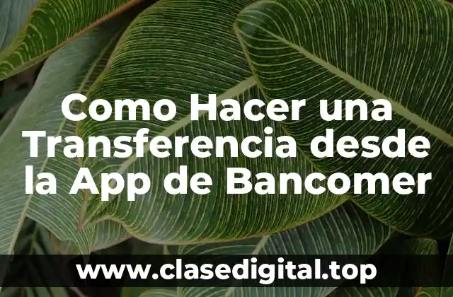 Qué es la App de Bancomer y para Qué Sirve