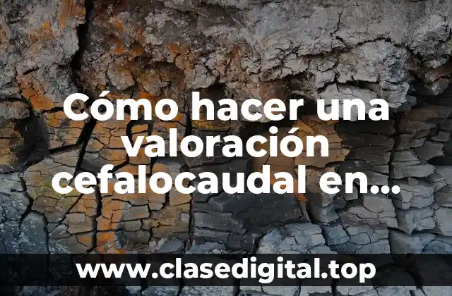 ¿Qué es una valoración cefalocaudal en enfermería?