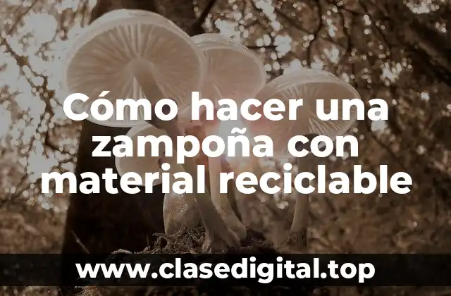Cómo hacer una zampoña con material reciclable
