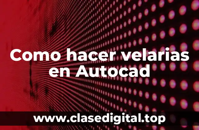 ¿Qué son las velarias en Autocad y para qué sirven?