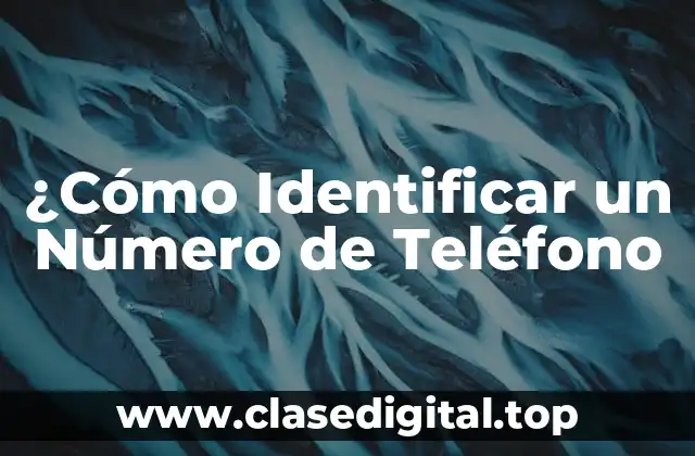 ¿Por qué es Importante Identificar un Número de Teléfono?