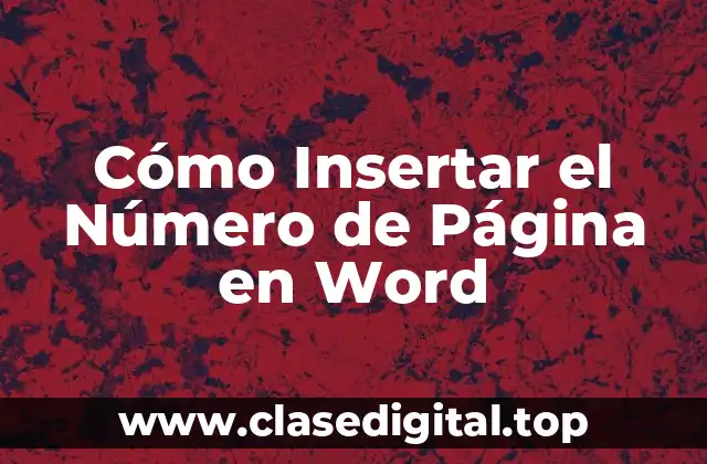 ¿Por qué es Importante la Numeración de Páginas en Word?