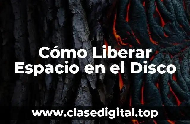 Cómo Liberar Espacio en el Disco