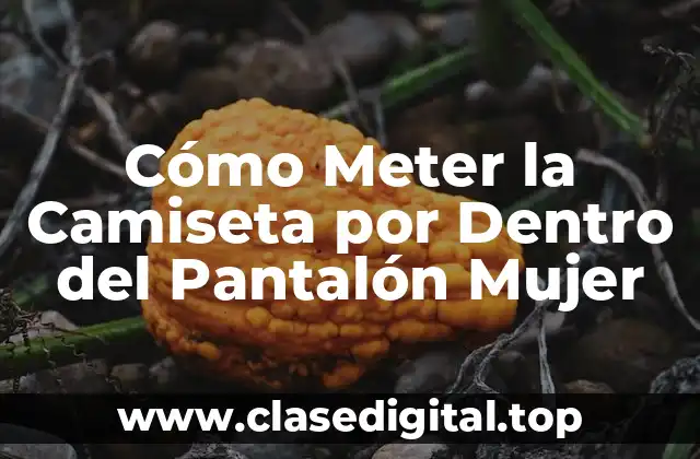 ¿Por qué Meter la Camiseta por Dentro del Pantalón es Importante?