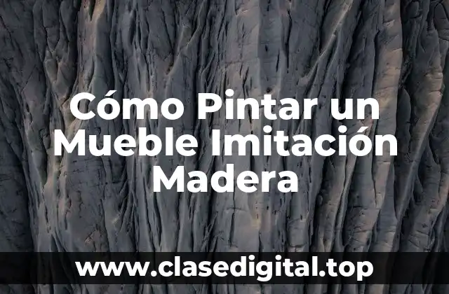 Preparación del Mueble