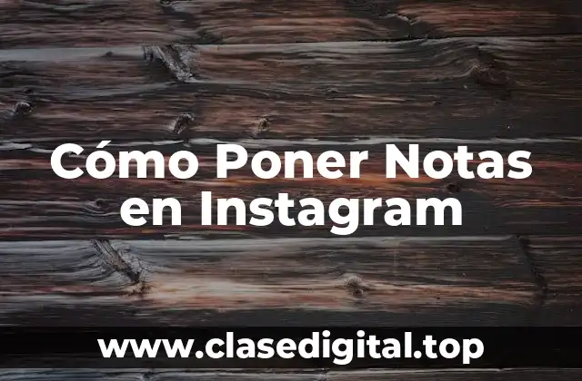 ¿Qué son las Notas de Instagram?