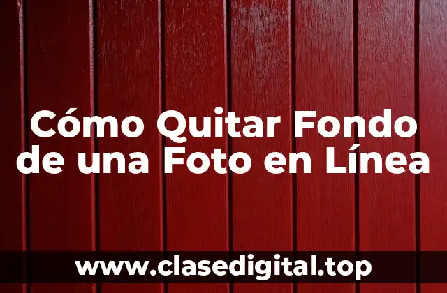 ¿Por qué Quitar Fondo de una Foto es Importante?