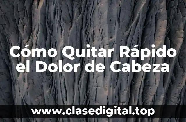 Causas del Dolor de Cabeza