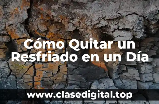 ¿Cuál es la Causa del Resfriado?