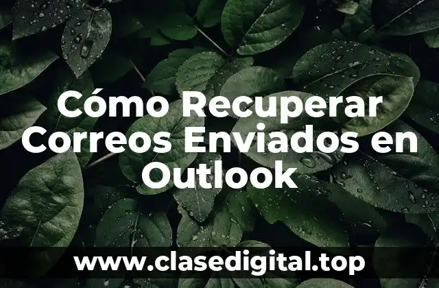 ¿Por qué es Importante Recuperar Correos Enviados en Outlook?