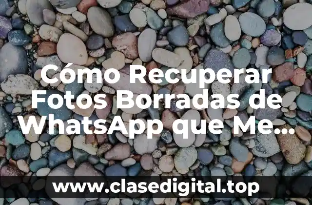 ¿Por qué es importante recuperar fotos borradas de WhatsApp?