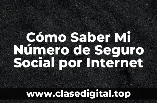 ¿Por qué es Importante Conocer Mi Número de Seguro Social?