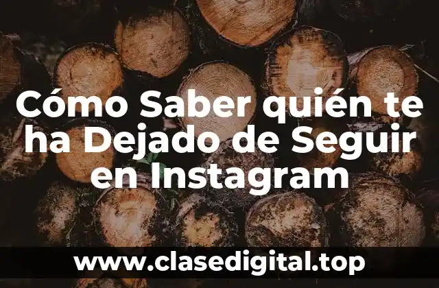 ¿Por qué es Importante Saber quién te ha Dejado de Seguir en Instagram?