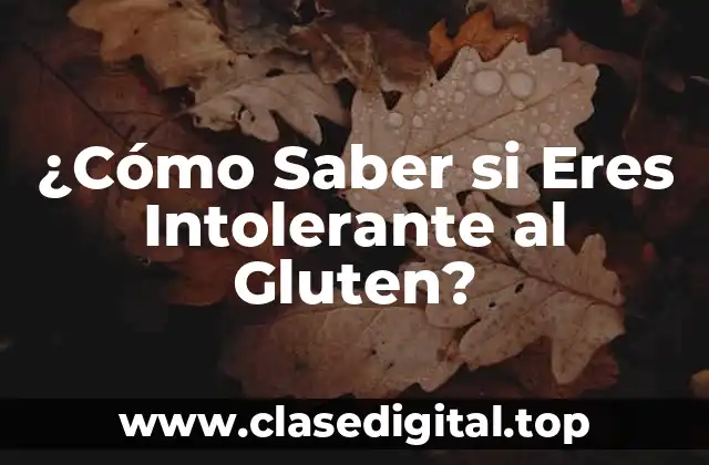 ¿Qué es el Gluten?