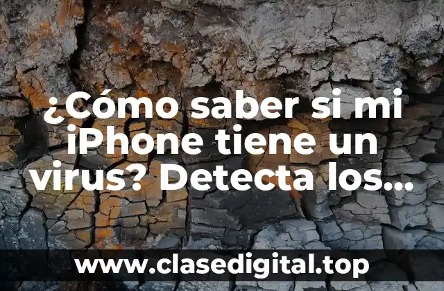 ¿Qué son los virus y malware en iPhone?