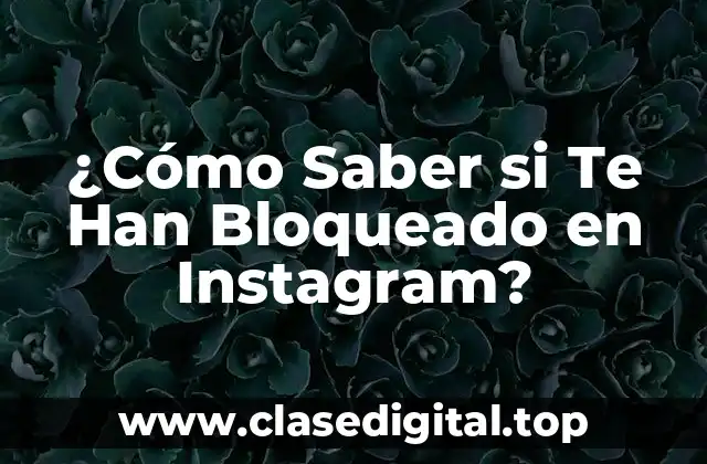 ¿Cómo Saber si Te Han Bloqueado en Instagram?