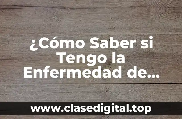 Síntomas de la Enfermedad de Crohn