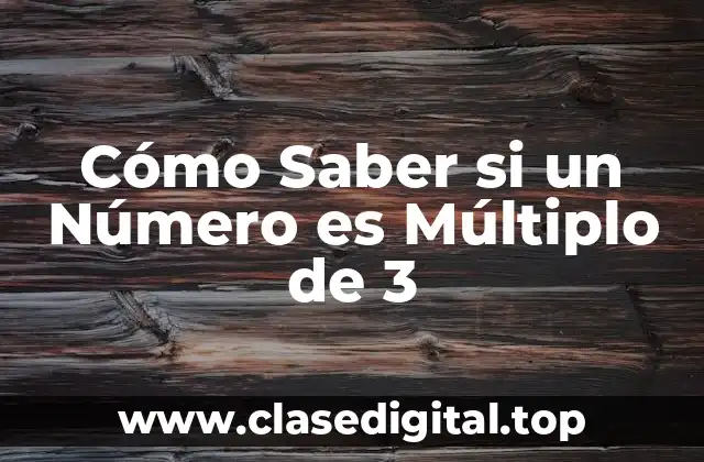 Definición de Múltiplo