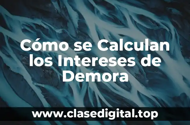Cómo se Calculan los Intereses de Demora