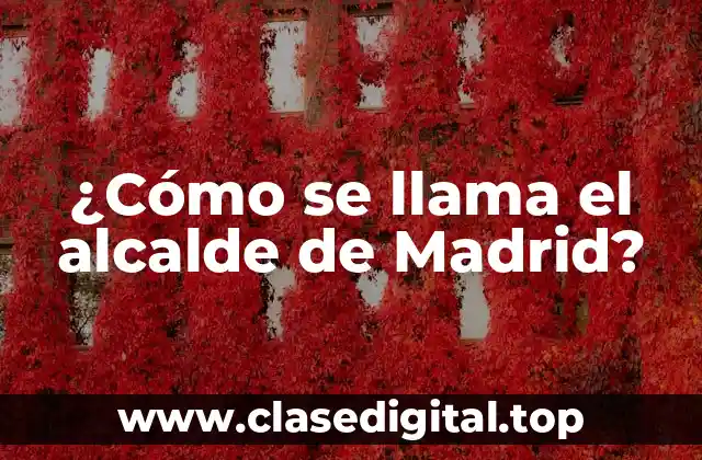 Historia del alcalde de Madrid