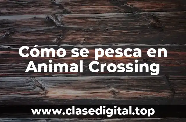 Cómo se pesca en Animal Crossing