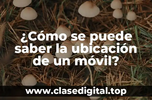 Métodos de localización de móviles