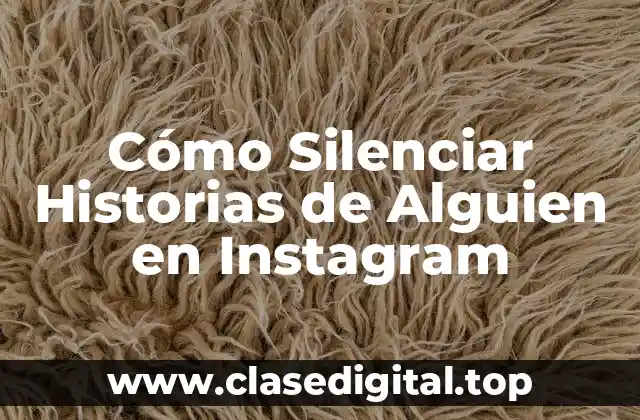 Cómo Silenciar Historias de Alguien en Instagram