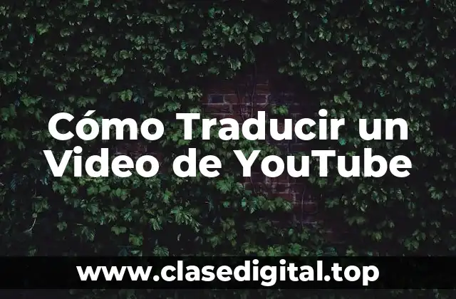 ¿Por qué es Importante Traducir Videos de YouTube?