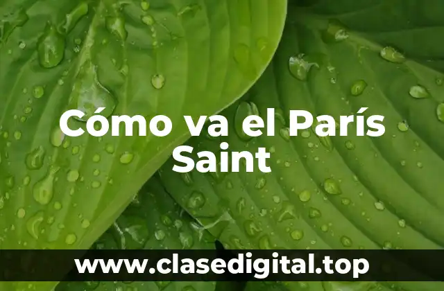 Análisis del París Saint-Germain antes del partido