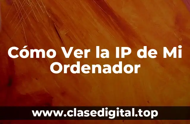 ¿Por qué Es Importante Ver la IP de Mi Ordenador?