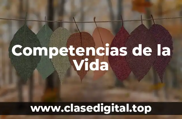Competencias de la Vida