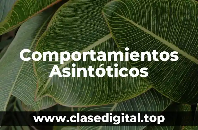 Comportamientos Asintóticos