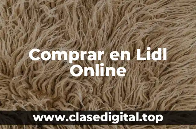 Comprar en Lidl Online