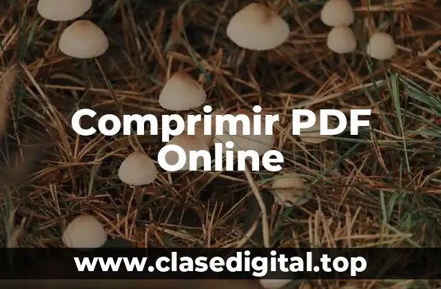 Comprimir PDF Online