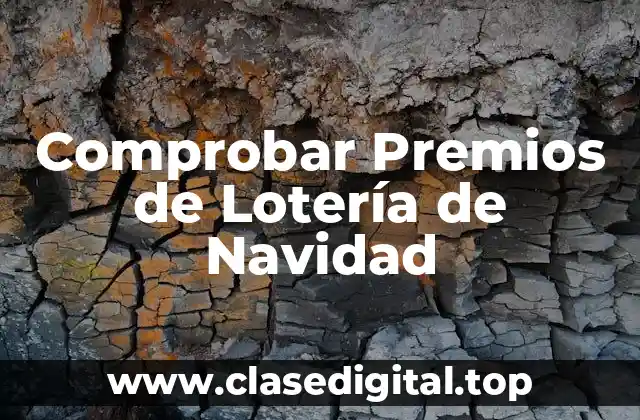 Comprobar Premios de Lotería de Navidad
