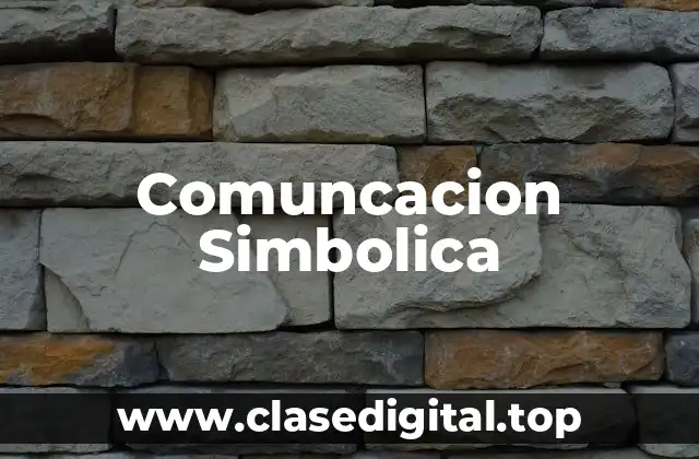 Comuncacion Simbolica