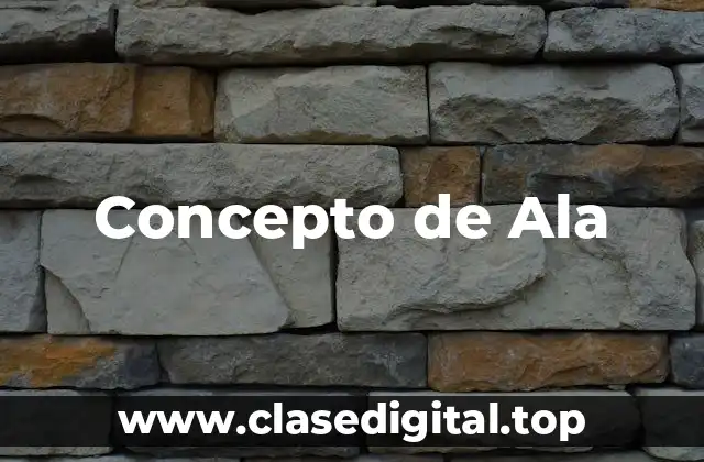 Concepto de Ala