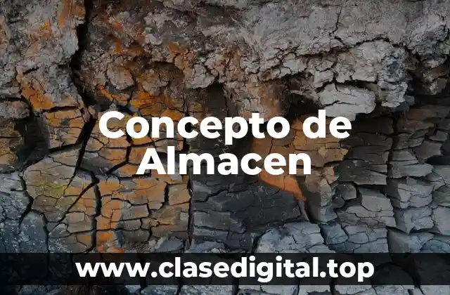 Concepto de Almacen
