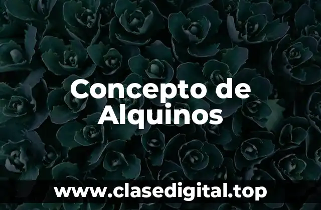 Concepto de Alquinos