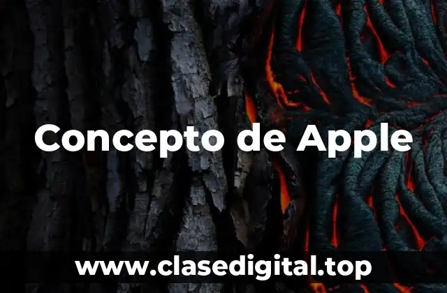 Concepto de Apple