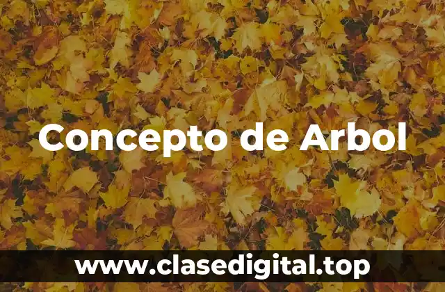✔️ Concepto de Árbol