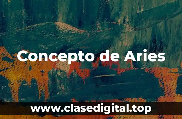 Concepto de Aries