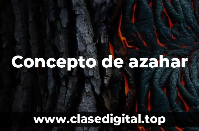 Concepto de azahar